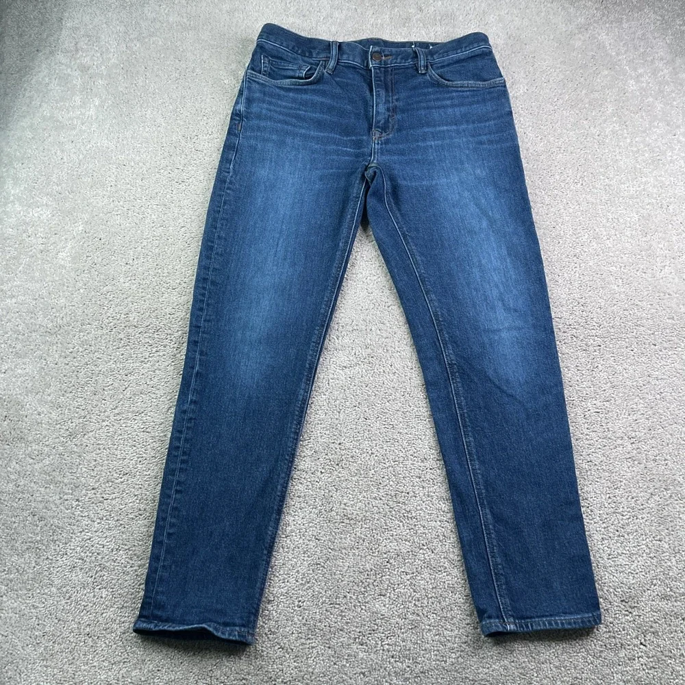 Banana Republic Jeans Mens 32x30 Blue Athletic Tapered Fit Legacy Stretch Denim